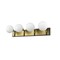 Z-Lite Parsons 4 Light Vanity, Matte Black, Olde Brass & Opal 477-4V-MB-OBR - alternate 5